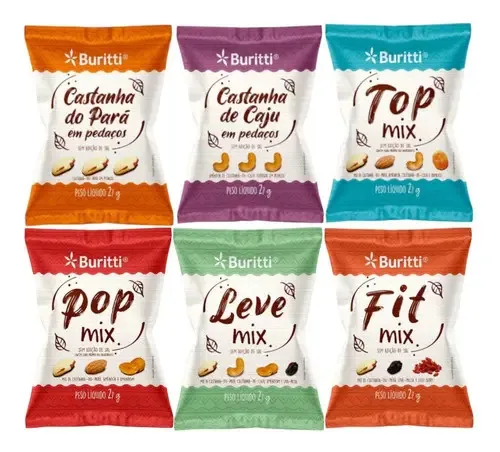 Mix De Nuts Agridoce Buritti Frutas Selecionadas 27g