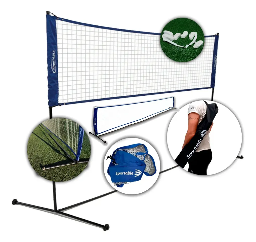 Red Voley (5x2,43 Mts) - Futebol Tênis (5m X0,85) 2 em 1
