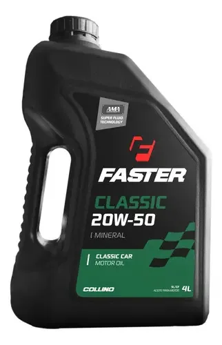 Óleo de motor mineral Faster Classic 20w50