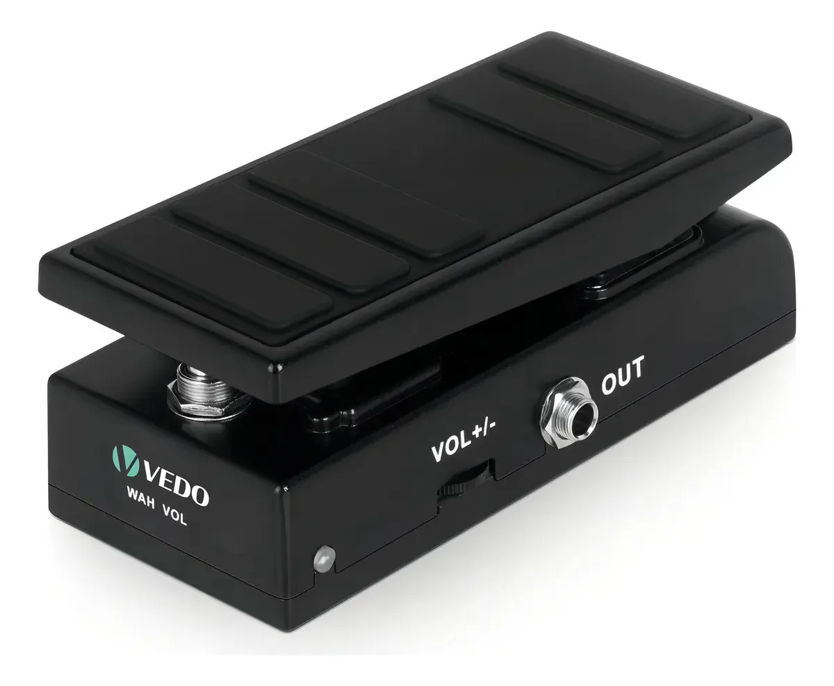 Pedal de Efeitos M-Vave VD-808 Wah e Volume para Guitarra