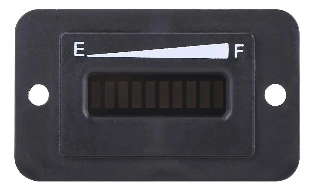 Indicador de Combustível da Bateria Qiilu, Medidor de Bateria LED para Carrinho de Golfe Club Car Empilhadeiras Equipamentos de Limpeza de Piso (48v)