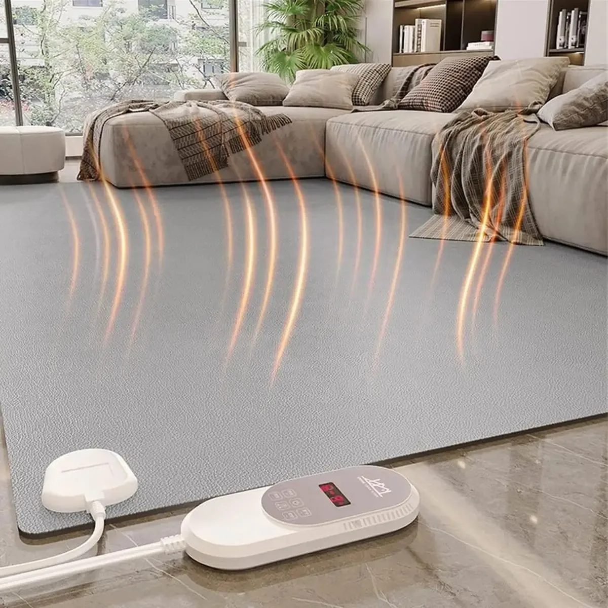 Tapete Térmico Wqilsdfss, Tapete Com Aquecimento Elétrico, Tapete Impermeável Com Aquecimento Elétrico, Para Debaixo Da Mesa Para Aquecer Os Pés, Colchonete De Yoga Para Aquecedor