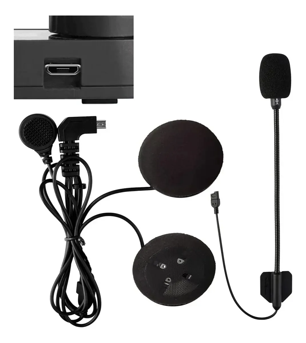 Microfone de intercomunicação Bluetooth Freedconn [fone de ouvido]