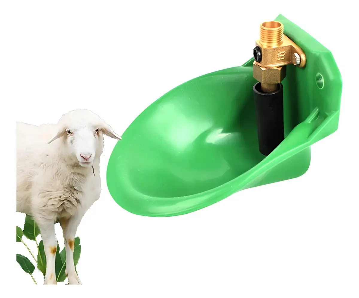 Bebedouro automático para cavalos, ovelhas, cabras e cães - Cor: verde