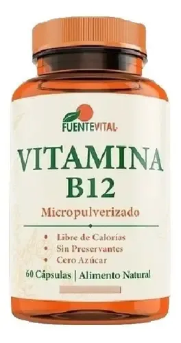 Vitamina B12 micropulverizada 60 cápsulas vegetais