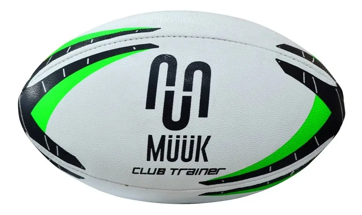 Club Trainer #5 Muuk Rugby Ball Cor Branca