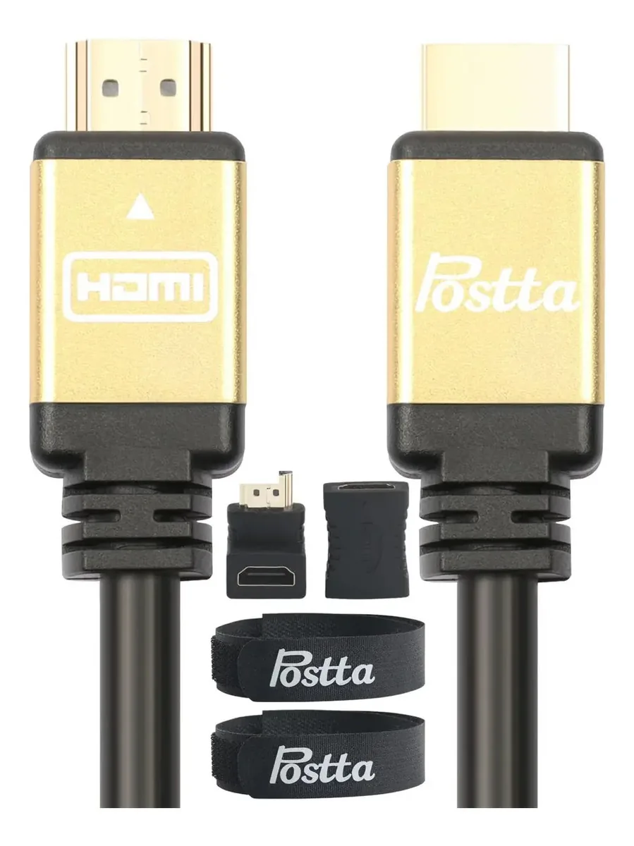 Cabo HDMI Postta de 30 pés Cabo HDMI 2.0v com flanges de 2 Pa