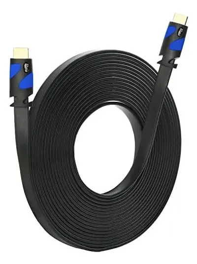Cabo HDMI plano Postta (40 pés) Cabo plano Compa Hdmi 2.0