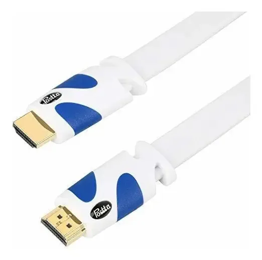 Cabo HDMI plano Postta de 25 pés Suporte de cabo plano HDMI