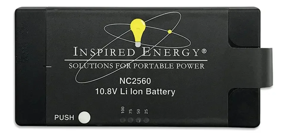 Puladu Nc2560 para detector de falhas de energia inspirado, bateria de íon de lítio de 10,8 v