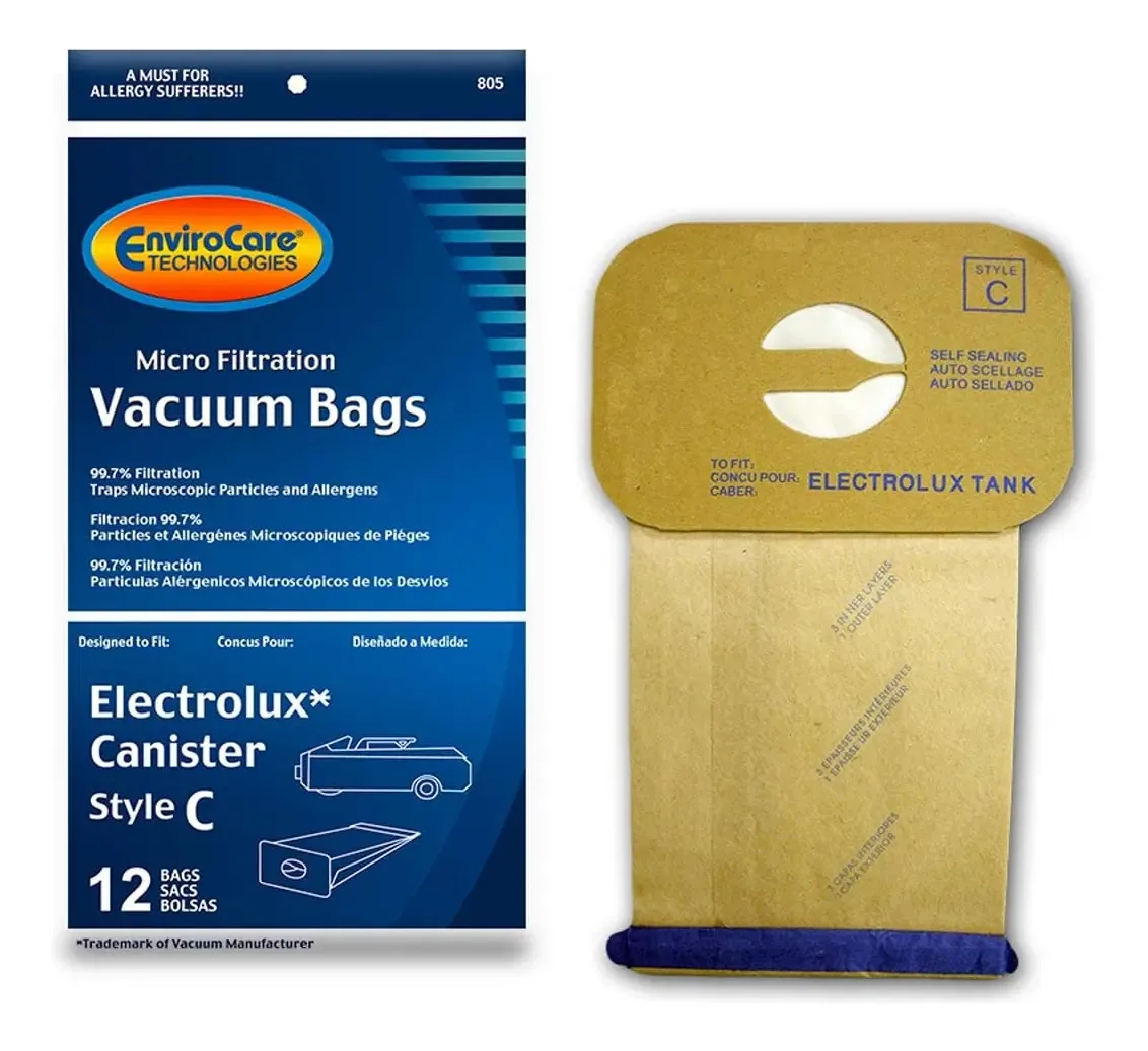 Envirocare Sacos de Substituição para Aspirador de Microfiltro