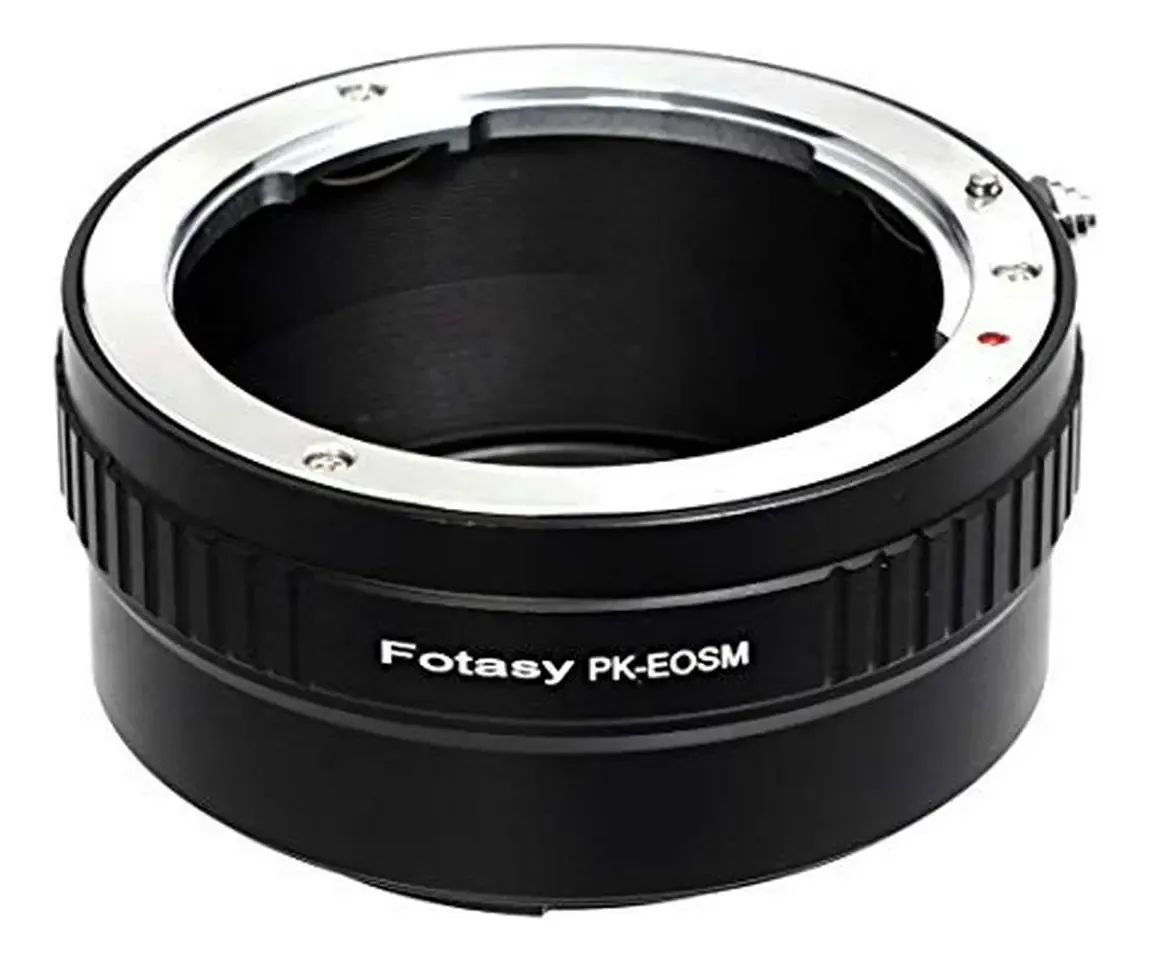 Adaptador de lente sem espelho Pentax K para Canon EF-m