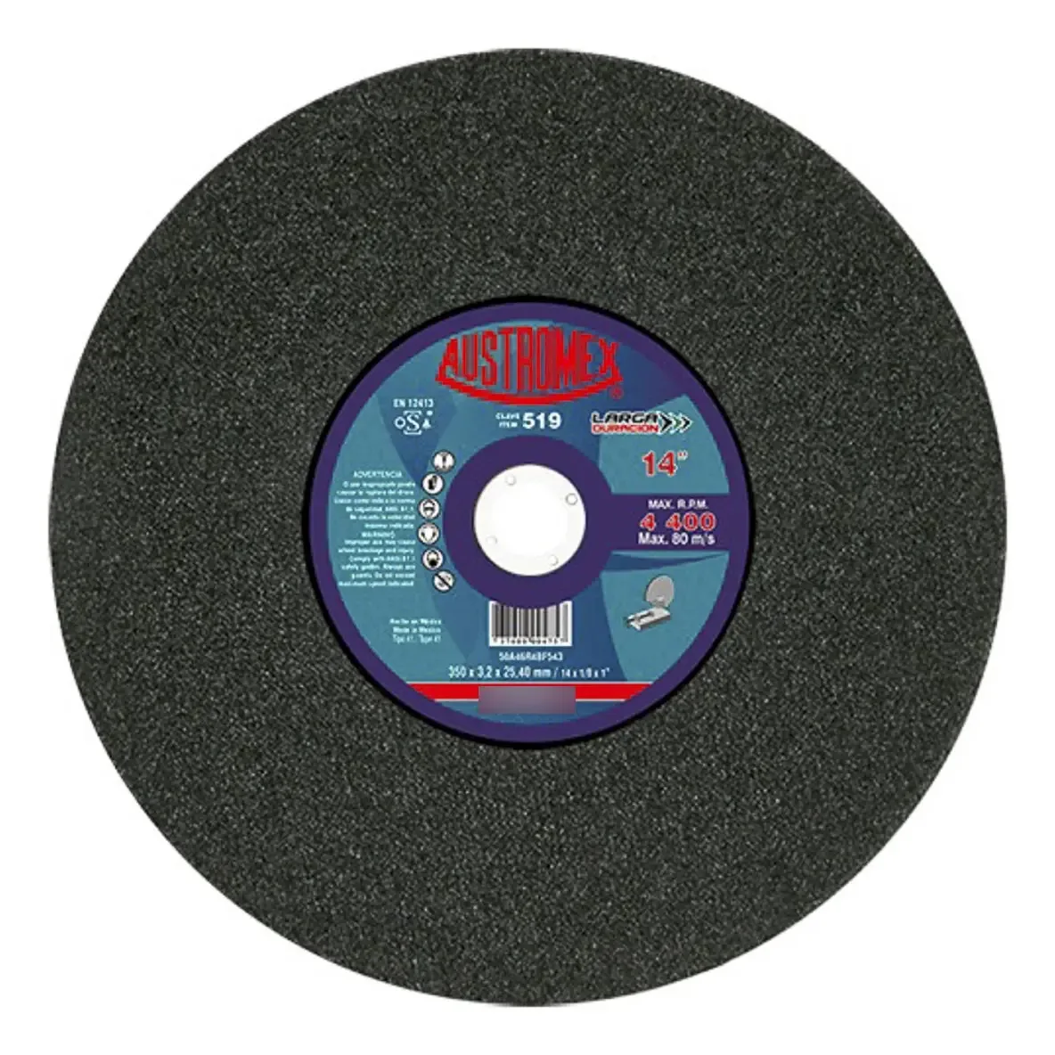 Disco de corte de metal 14x7/64x1