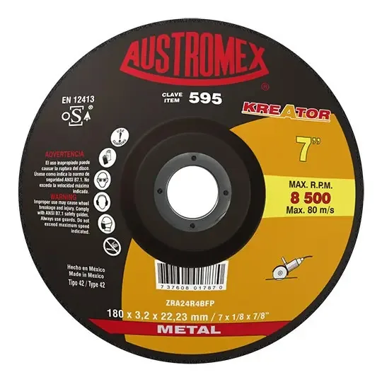 Disco De Corte Austromex 595 Metal Kr 7