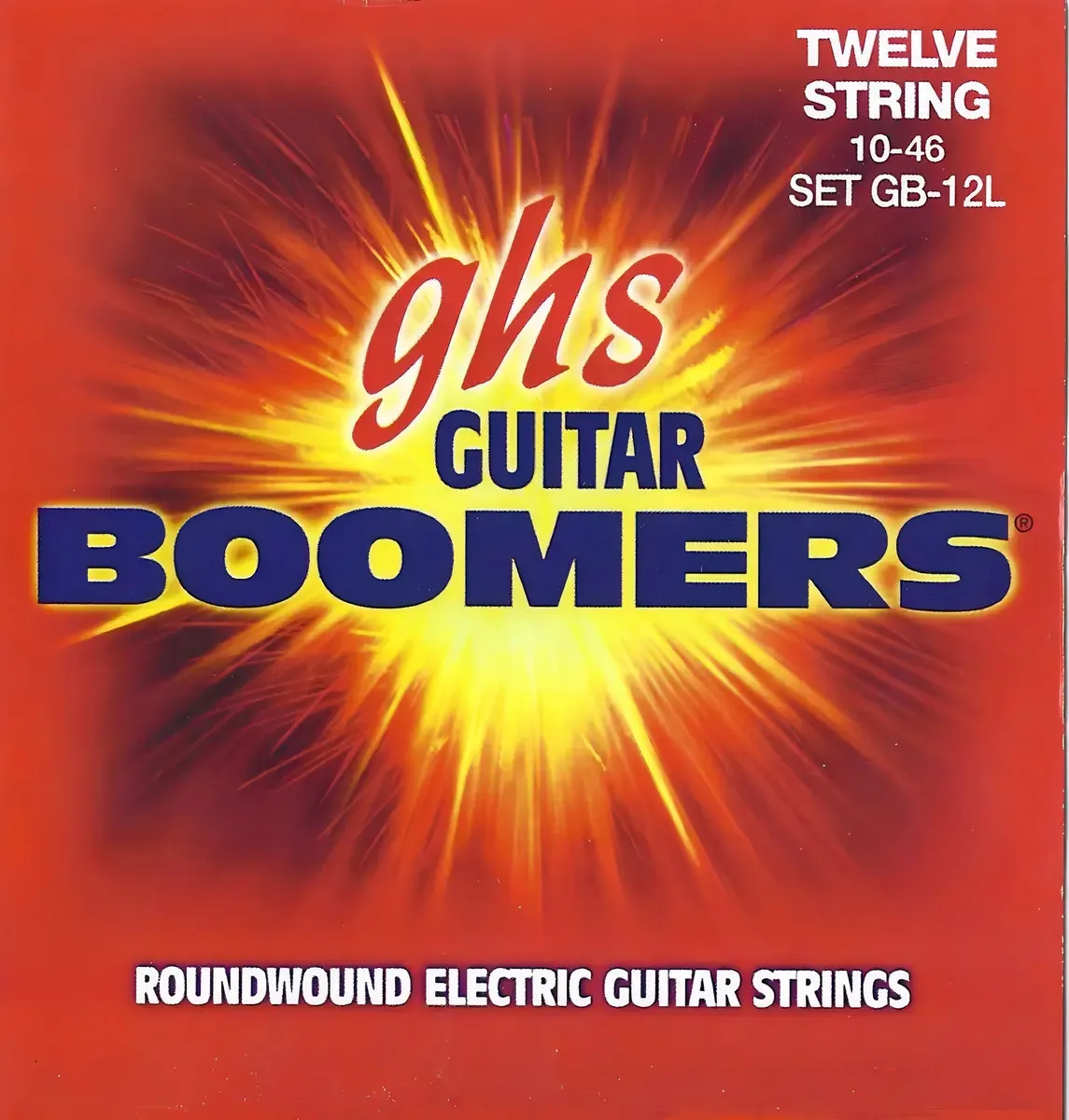 Conjunto de cordas de guitarra elétrica de 12 cordas Ghs