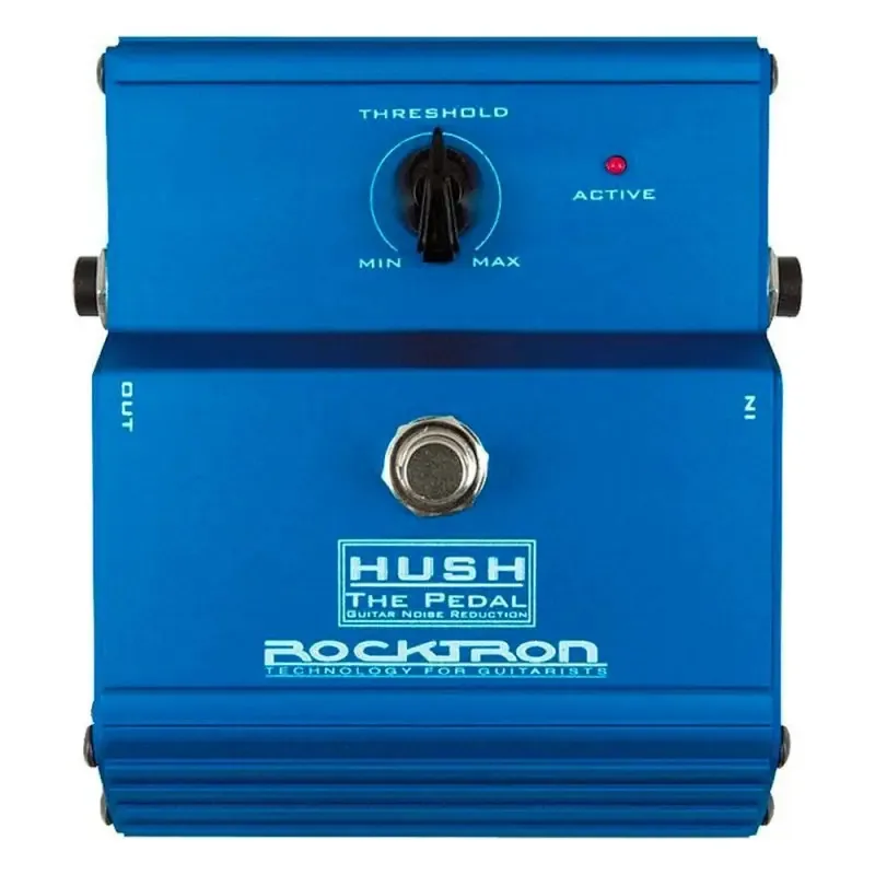Pedal Rocktron Para Guitarra Anti Ruído Hush The Pedal Azul