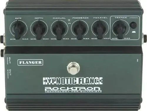 Pedal Para Guitarra Flanger Rocktron Hipnotic Flange + Cor Verde