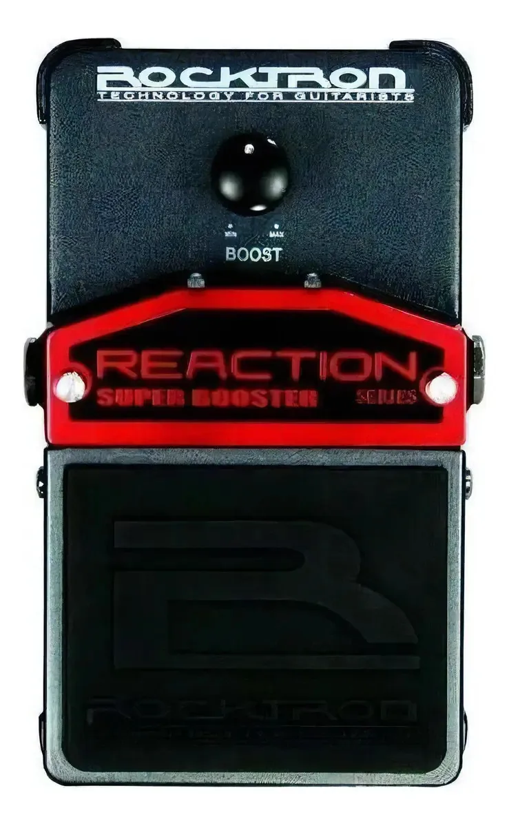 Pedal Guitarra Rocktron Reaction Super Booster Preto