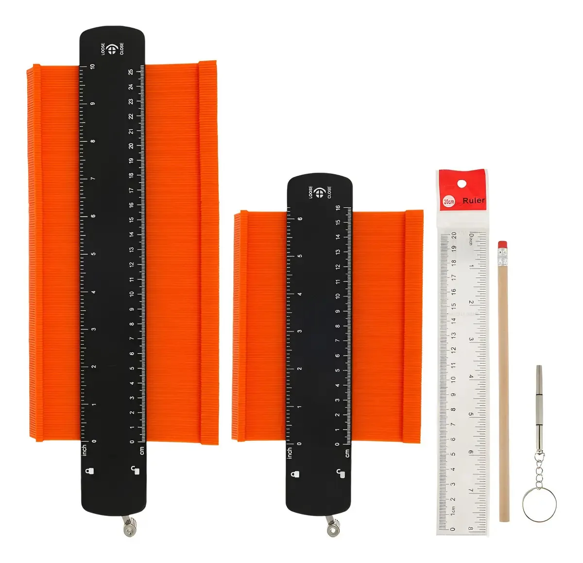 Zcyge Ps610 Medidor De Angulos Ajustável 25 Cm E 15 Cm