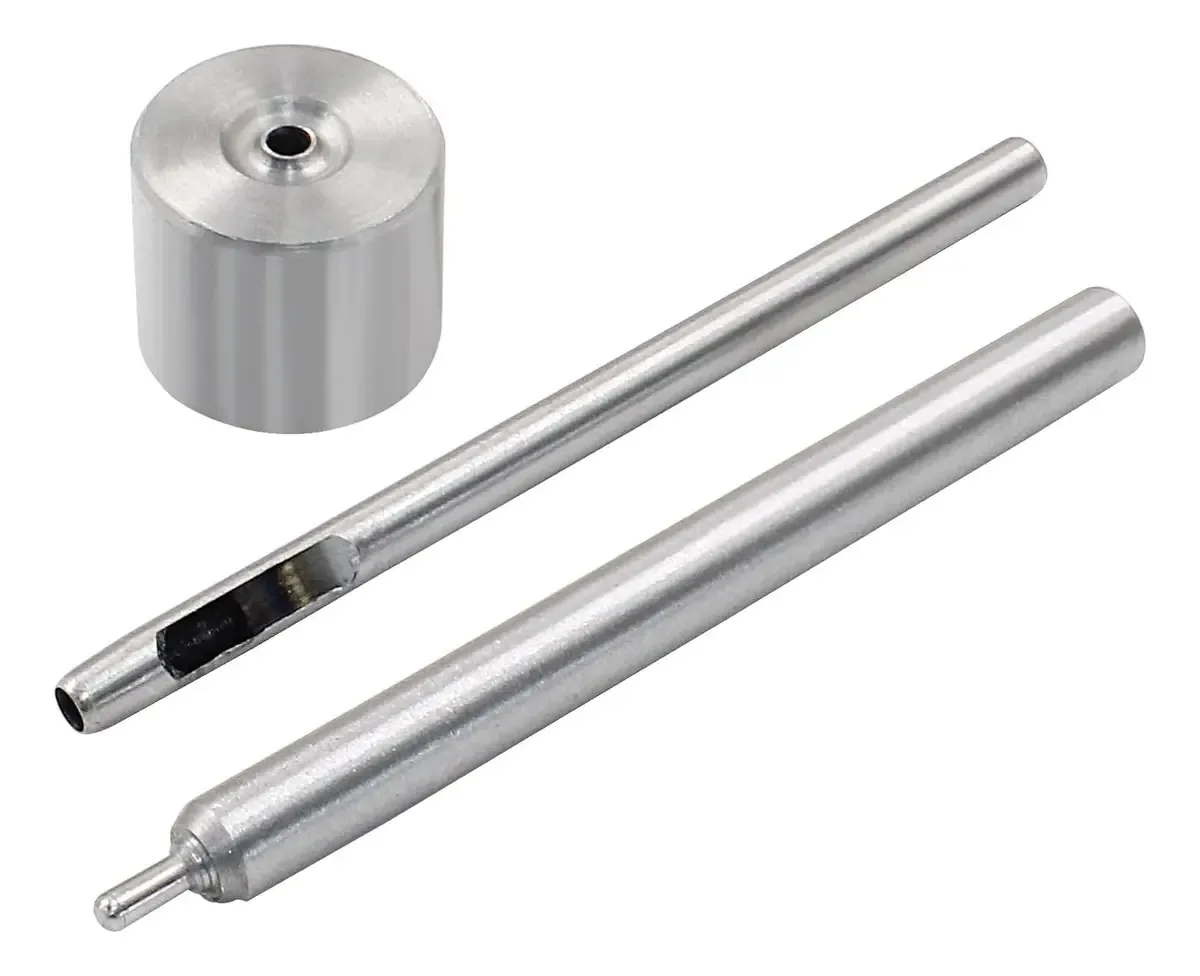 Ferramenta De Perfuração Com Ilhós De 2 Mm Para Couro E Teci Cor Prateado Forma Da Perfuração 4.5mm