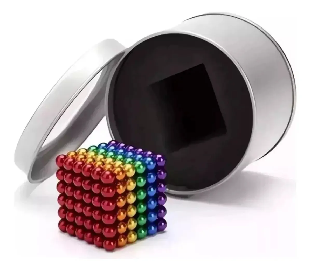 216 ímãs de neodímio, esferas magnéticas multicoloridas de 5x5mm