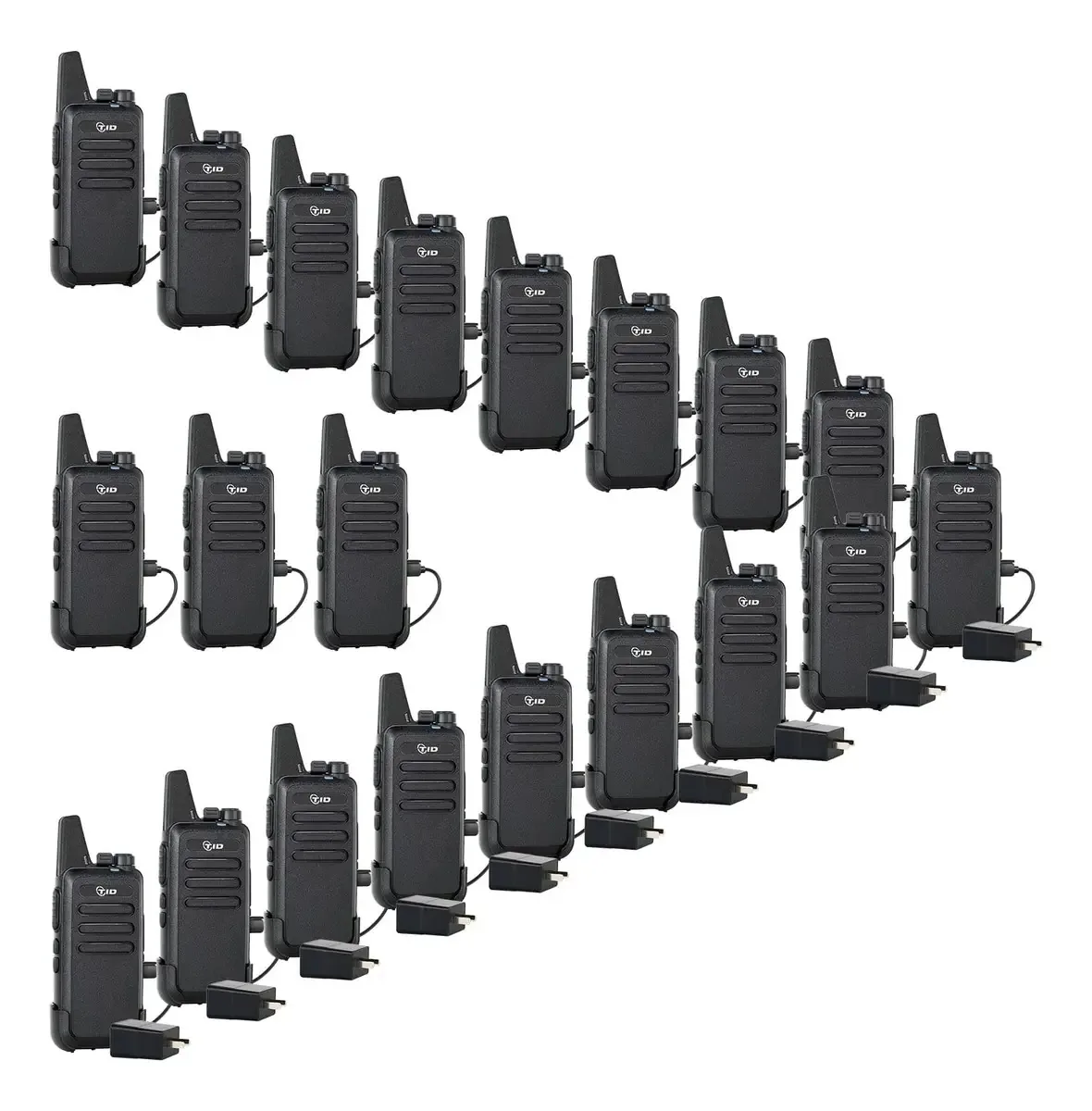 Walkie Talkies TD-M8s - Rádio bidirecional de longo alcance (20 unidades)