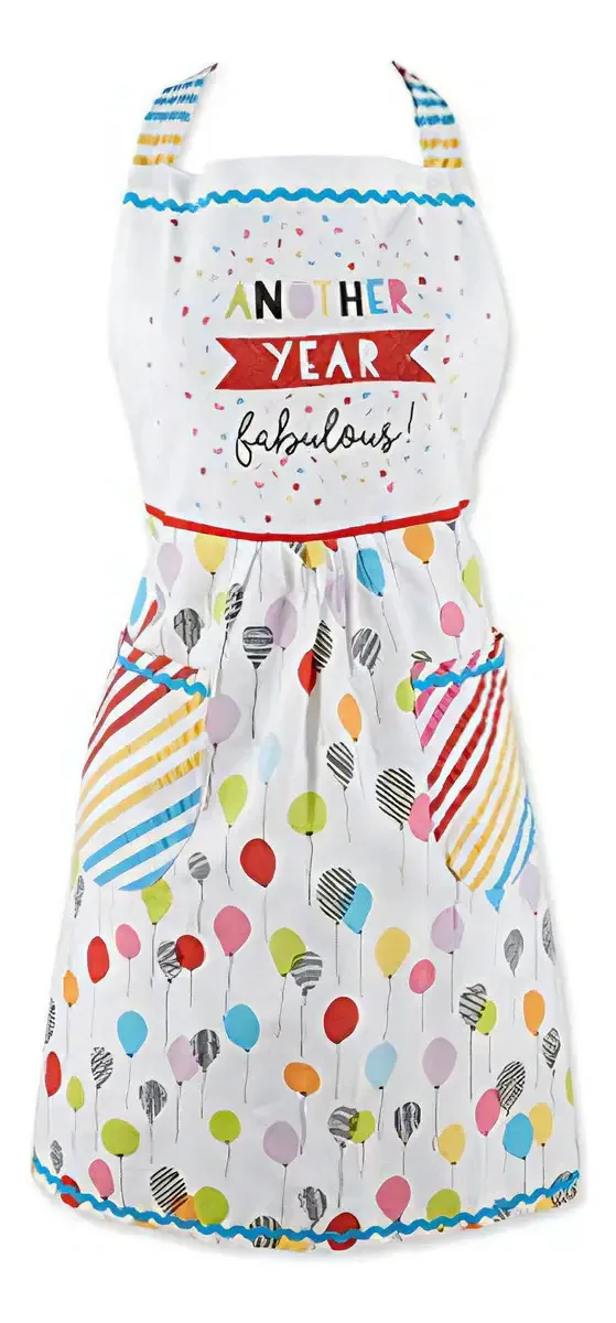 Prateleira de aventais Happy Birthday Confetti Collection