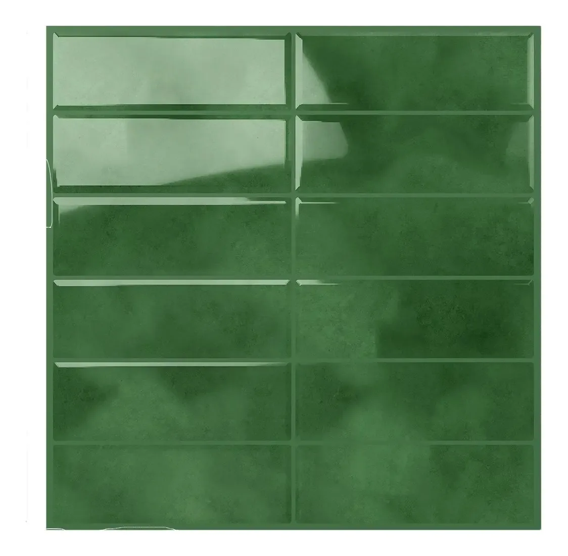 Azulejos para Cozinha, Removíveis e Adesivos Cor Verde Escuro