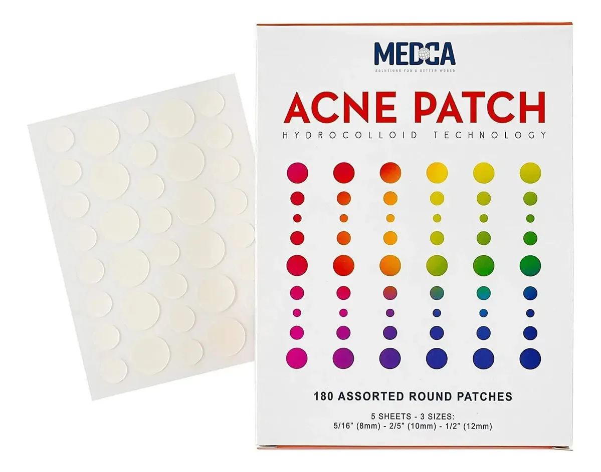 Remendo Medca Pimple para acne, bandagens hidrocolóides