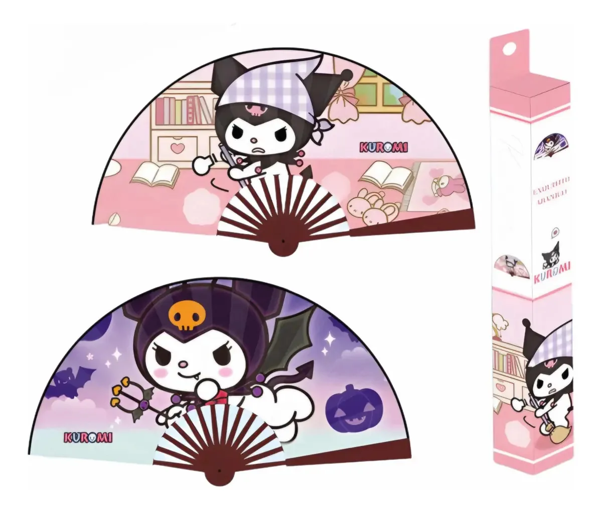 Ventilador de lavanda Kuromi Kawaii