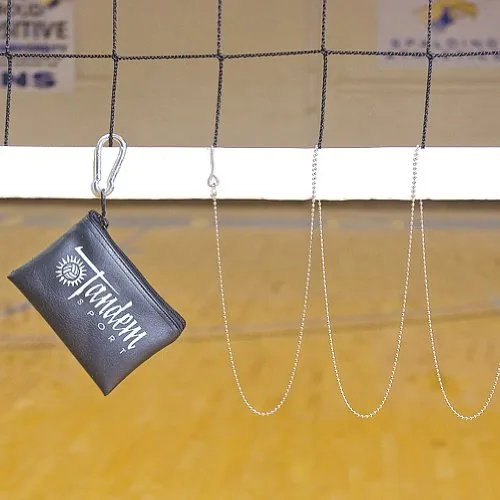 Rede de Voleibol Tandem Sport com Bolsa, Bolsa de 10 x 15 cm