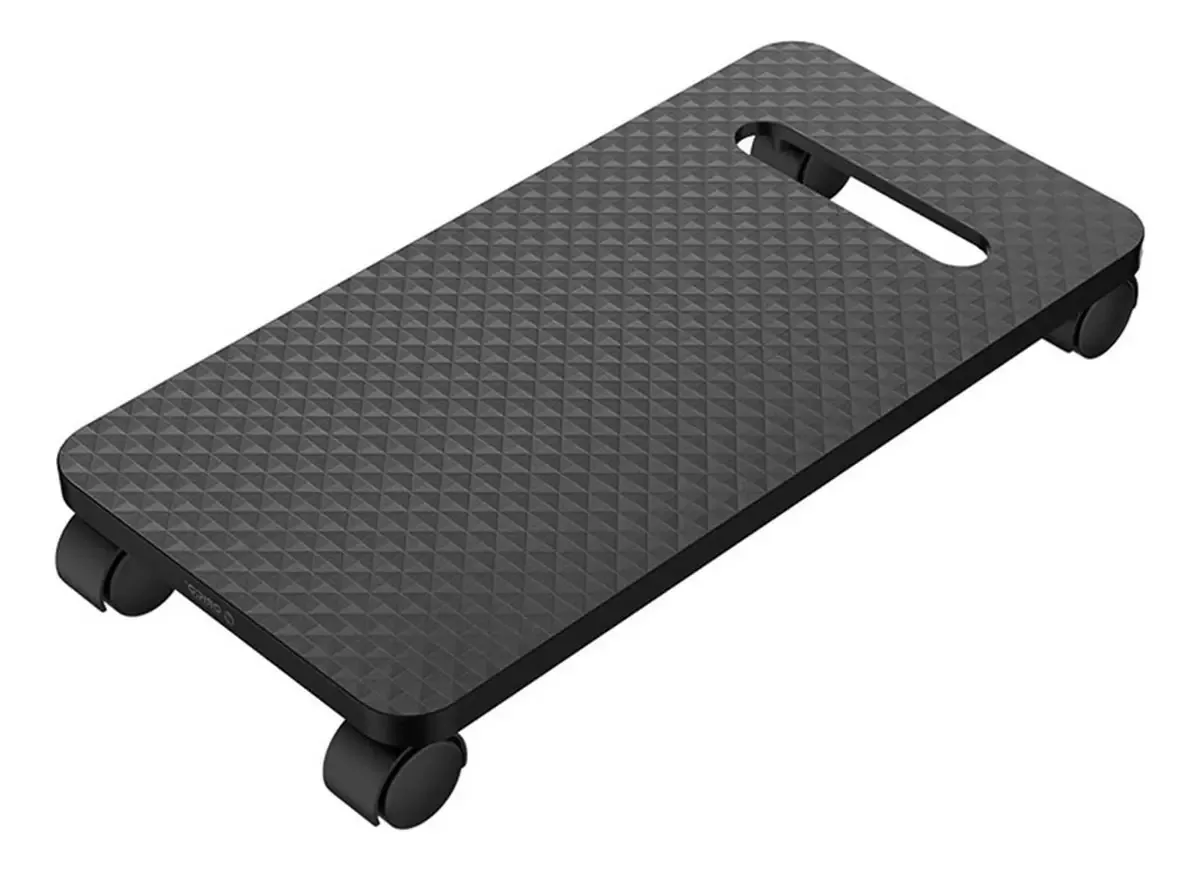Suporte para PC Carrinho de Suporte para Torre de PC Suporte de CPU com Trava de Freio, Suporte de CPU Antiderrapante para Piso Sob a Mesa com 4 Rodas Giratórias Suporte para Torre de Computador