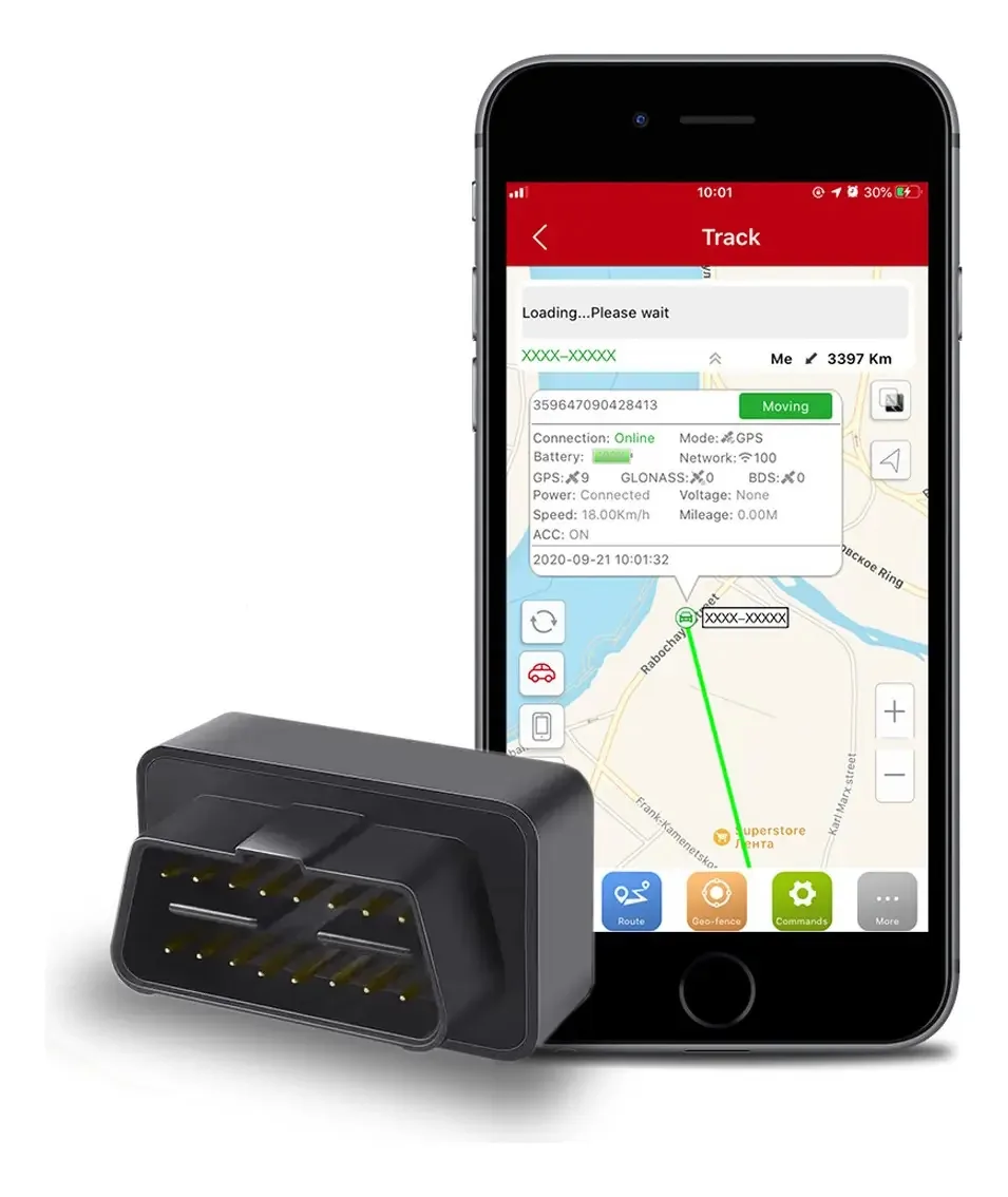 Aplicativo Obd2 GPS Tracker Locator Listen to Voice