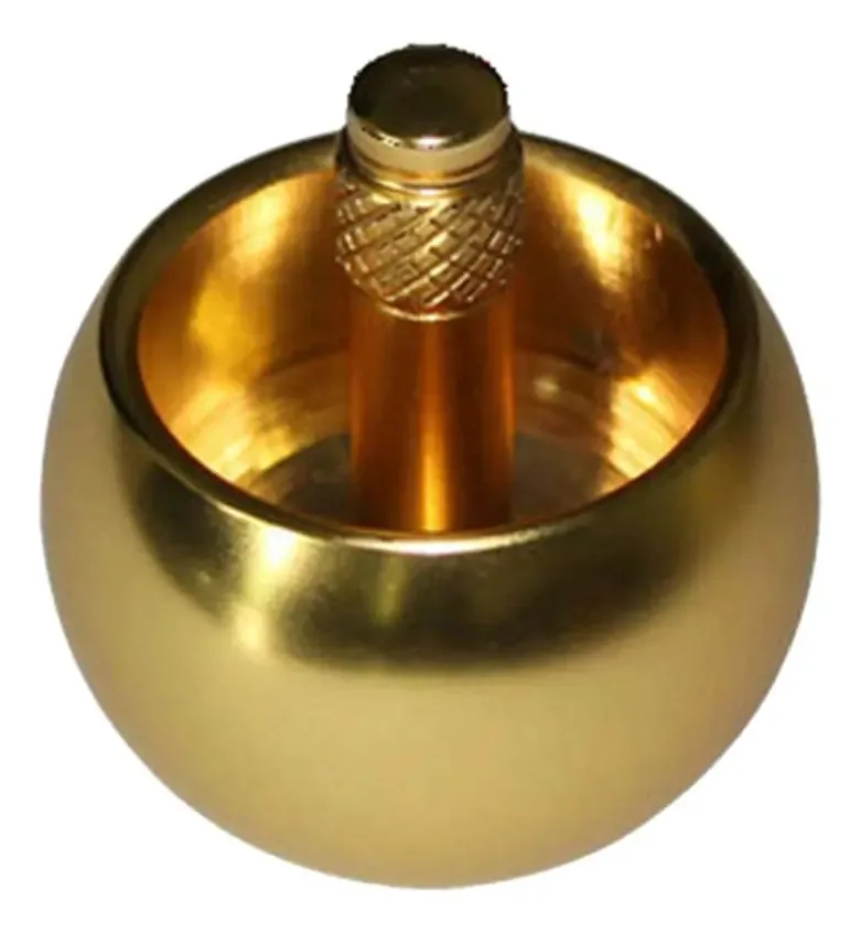 Nuobesty Brinquedo Giroscópio de Metal Brinquedo Giratório Brinquedo Educativo de Giro Automático para Crianças Crianças Dourado