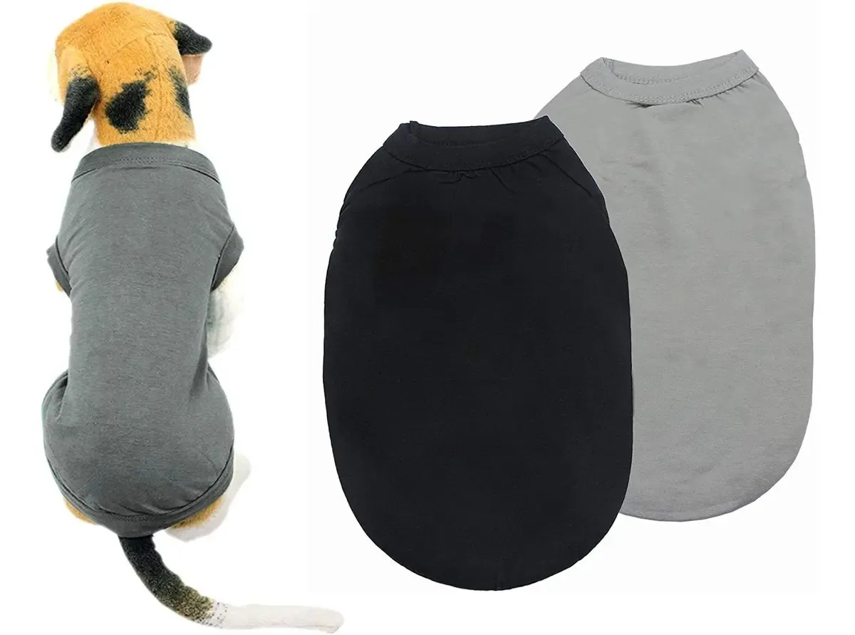Yaodhaod - Roupas de algodão para cães - Camisetas coloridas