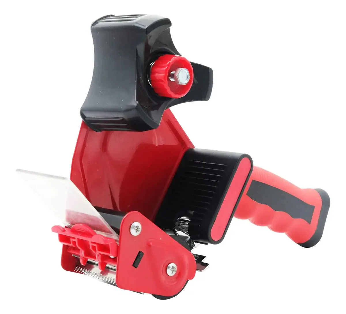 Distribuidor de fita adesiva para embalagem Qilima, embalagem. Cor: vermelho