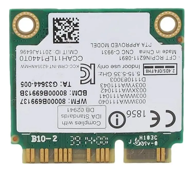 Placa de rede de banda avançada - N 6235anhmw, placa 40