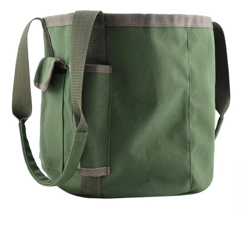 Bolsa de ferramentas de jardim Oumij, balde portátil para. Cor padrão