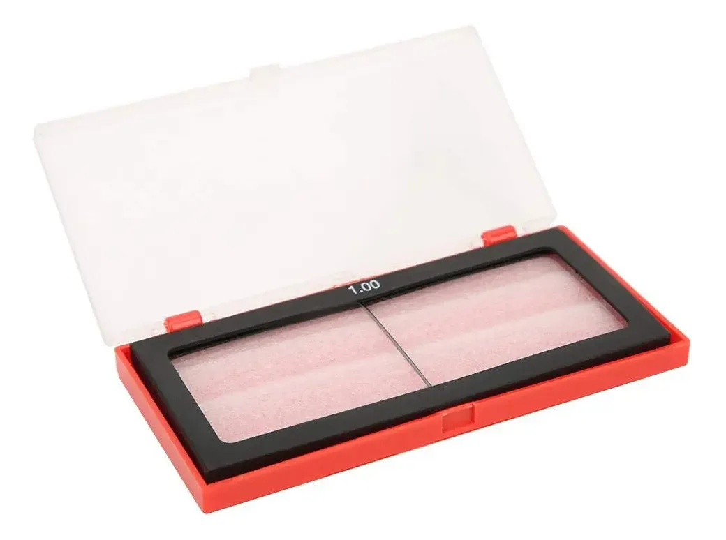 Lente de aumento para soldagem, lente com lupa para soldar Óculos para capacete de soldagem, 5x4 cm, acessórios de soldagem com proteção ocular, com caixa de armazenamento (1.0)