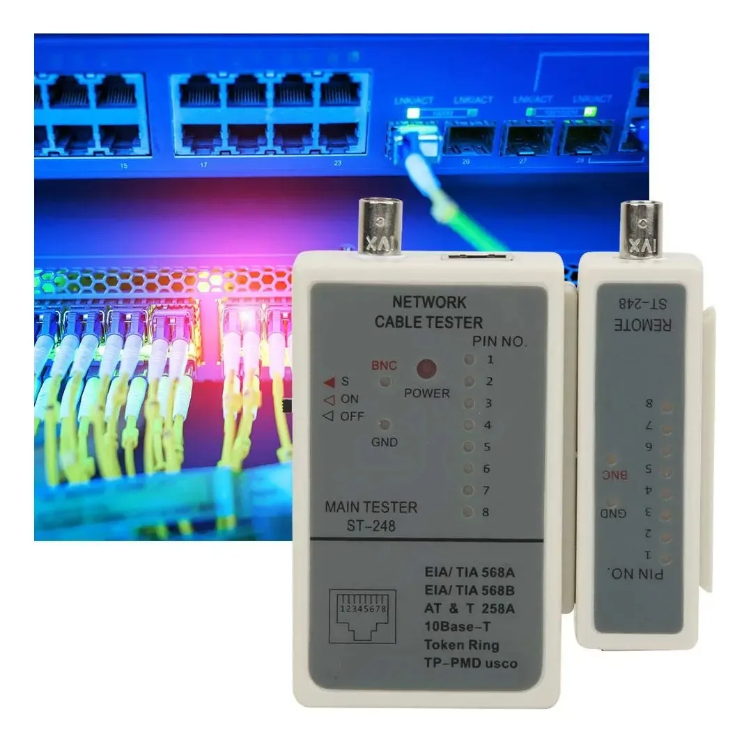 Testadores de cabos de rede Qinlorgo ST-248