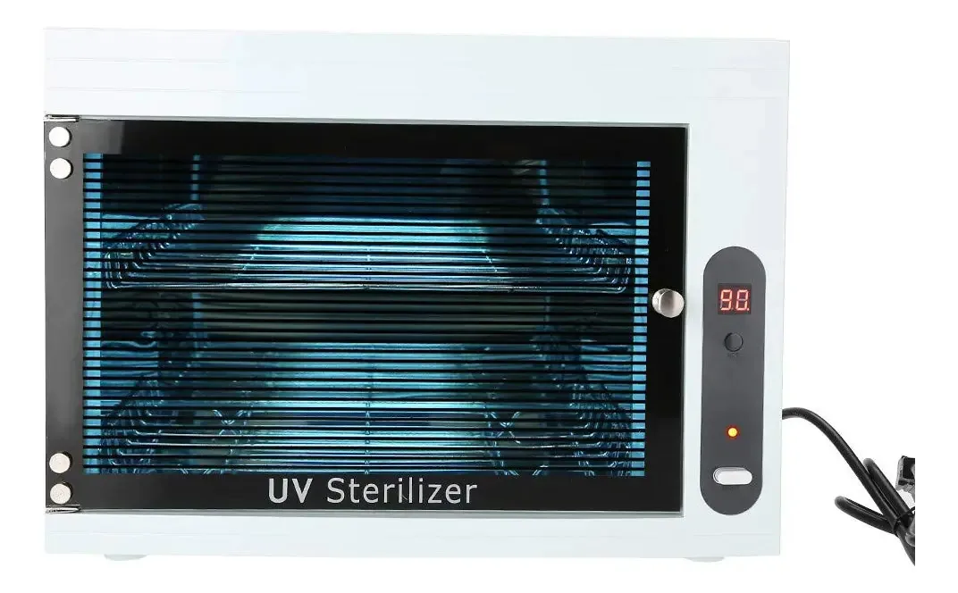 Gabinete de desinfecção com esterilizador UV Eecoo, ferramentas para unhas, equipamento esterilizador para tesouras, toalha de unhas, ferramentas de tatuagem, uso de spa no salão do hotel (EUA)