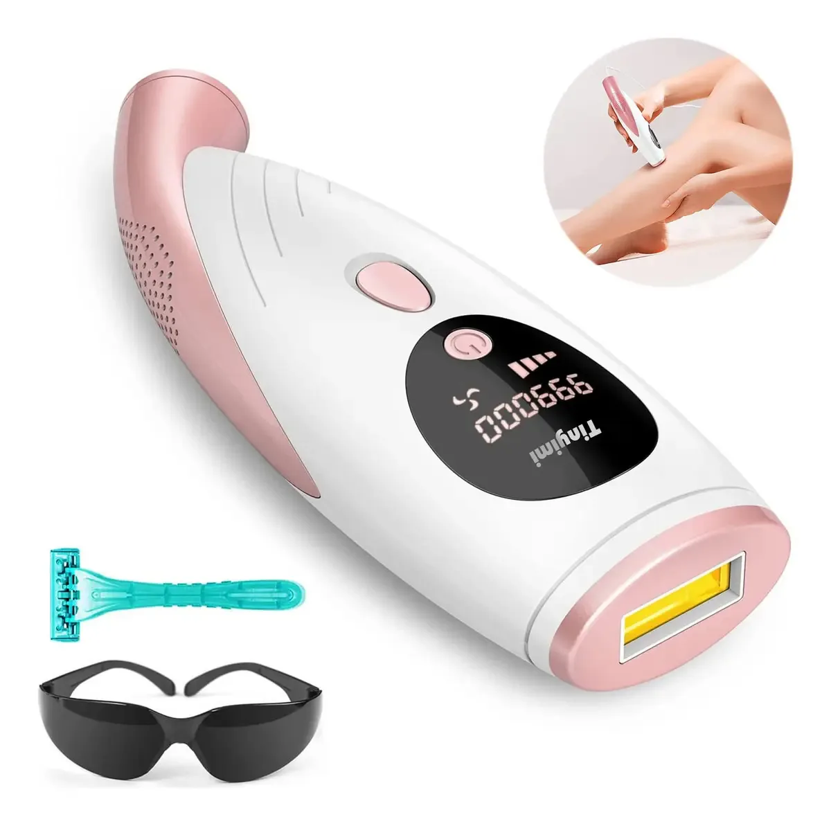 Depilação a laser IPL indolor para mulheres e homens no casaco