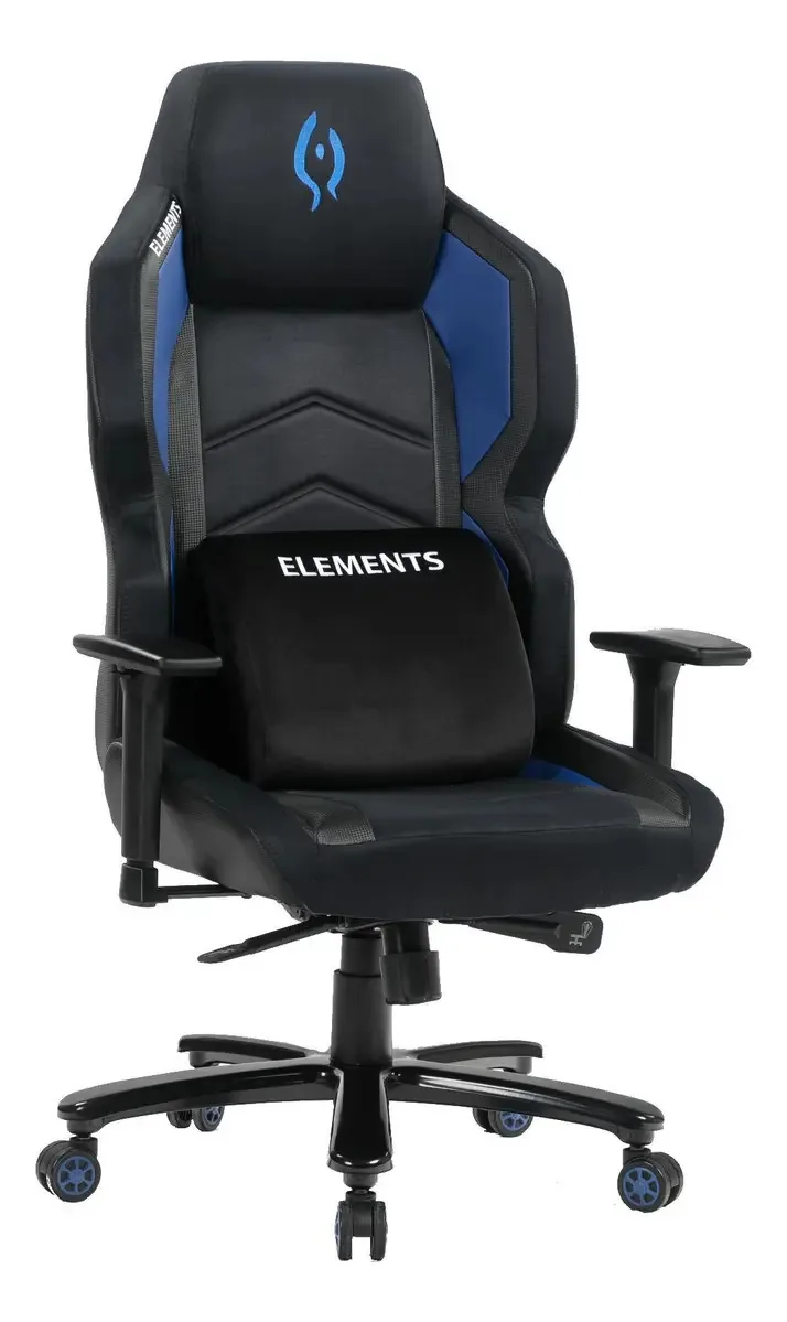 Cadeira Gamer Elements Magna Acqua Azul E Preta