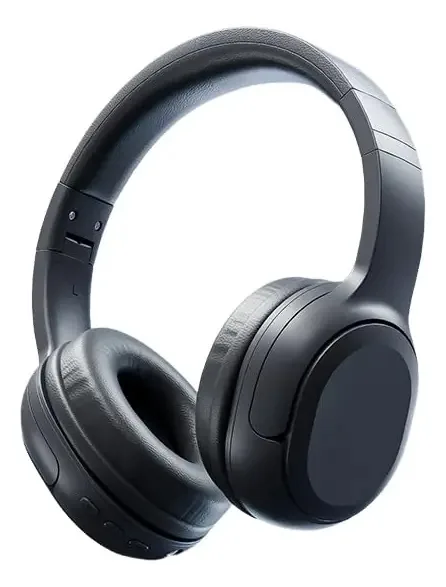 Fones de Ouvido FOUCHAI, Modelo X1, Cor Preto, Luz LED Azul, 2 Pares, Som Estéreo, Conectividade Sem Fio, Design Ergonômico.