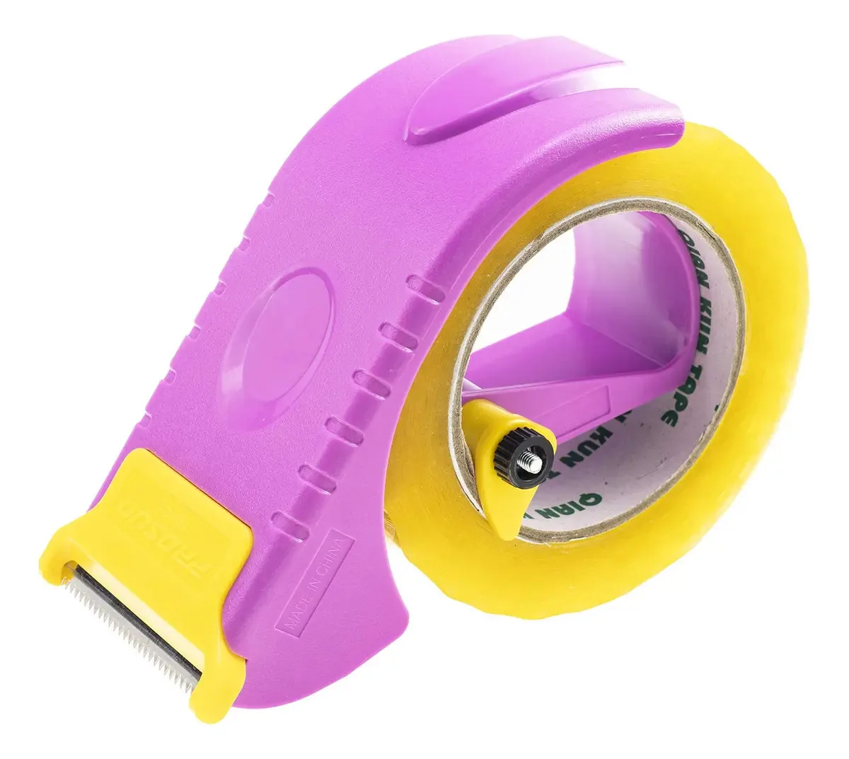 Dispensador de fita adesiva para embalagem Prosun de 2 polegadas, venda. Cor Rosa