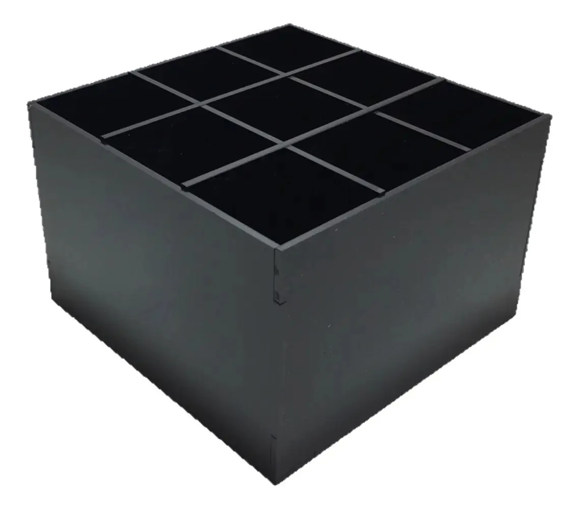 Porta Pincel 9 Divisórias - Preto