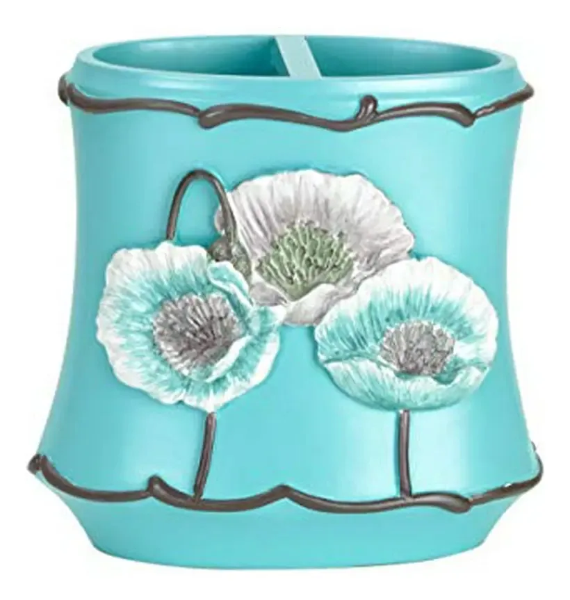 Porta-escovas de dentes Poppy Fields - Aqua Bathroom