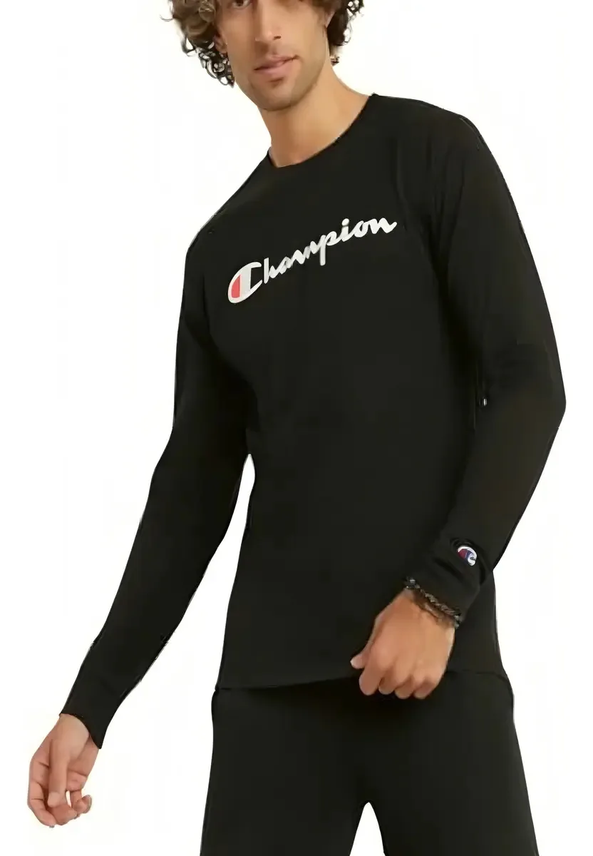 Camiseta gráfica clássica Champion, preta-Y06794, cor preta