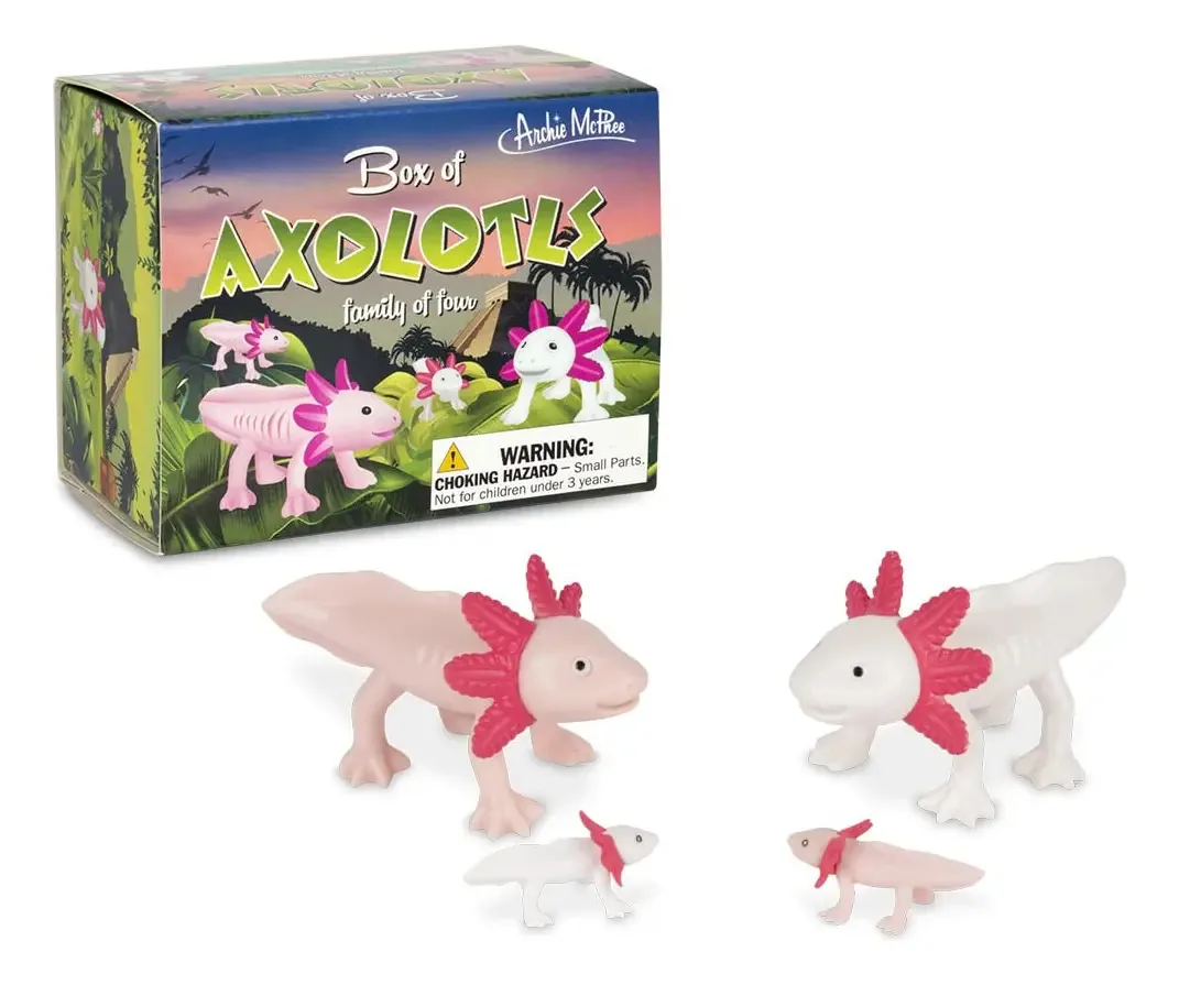 Equipamento Archie Mcphee Cuat Family Axolotls Box