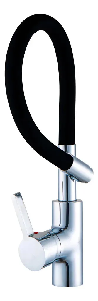 Misturador de cozinha flexível preto